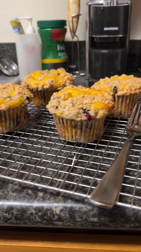 Pumpkin Blueberry Muffins Preview